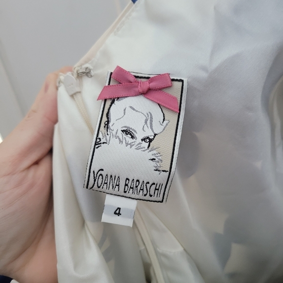 Anthropologie Yoana Barashi All Silk Floral Print Dress Size 4 - Picture 8 of 8